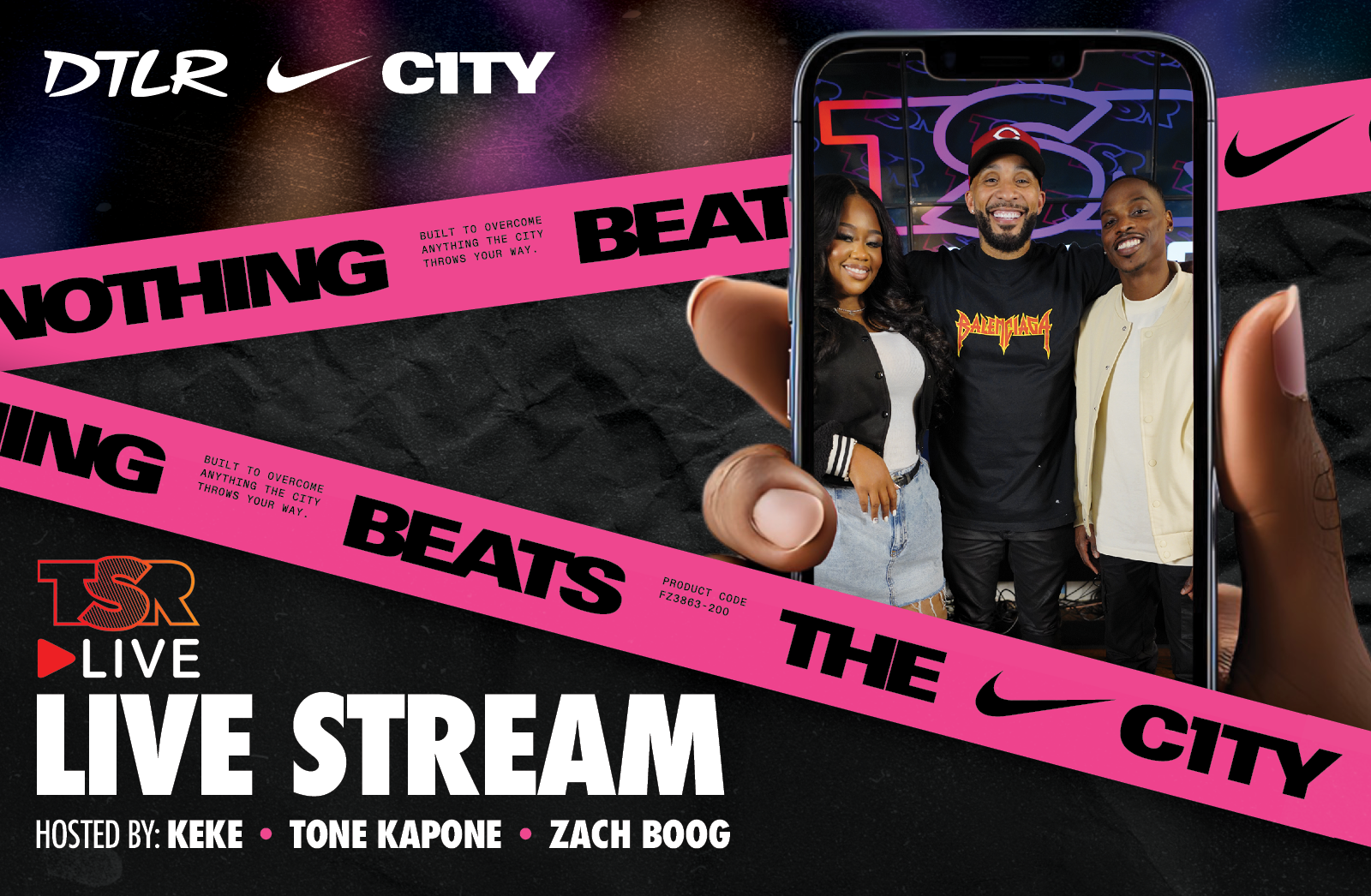 Enter To Win The Nike City Hotline Shoe & Surprise Gift From DTLR; Winner Announced On TSR Live October 24th!